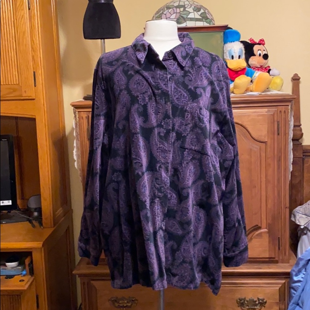 Purple Paisley Cover Jacket
